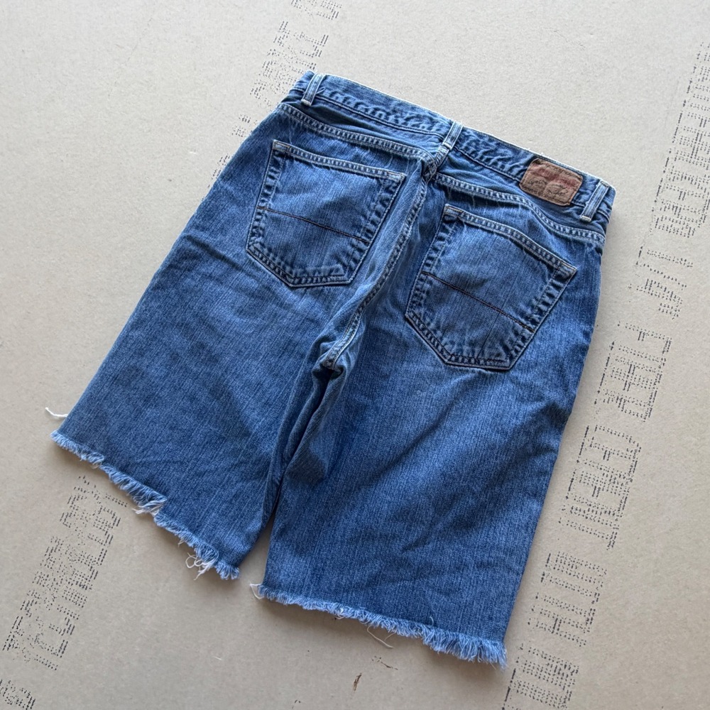 Y2K Cut Denim Shorts